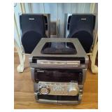 AIWA Radio/CD/Tape Player with Speakers AIWA Radio/CD/Tape Player with Speakers