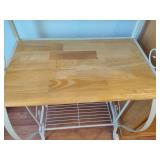 Metal and Wood Bakers Rack Metal and Wood Bakers Rack