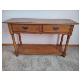 Solid Oak Sofa/Entry Table Solid Oak Sofa/Entry Table