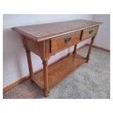Solid Oak Sofa/Entry Table Solid Oak Sofa/Entry Table