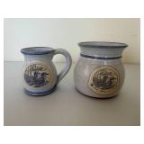 Minnesota Themed Loon Pottery Mug and Jar Minnesota Themed Loon Pottery Mug and Jar