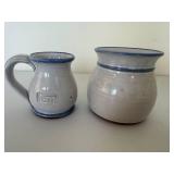 Minnesota Themed Loon Pottery Mug and Jar Minnesota Themed Loon Pottery Mug and Jar