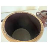 Antique Red Wing Salt Glazed Crock and Other Stoneware Antique Red Wing Salt Glazed Crock and Other Stoneware