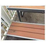 Wood and Metal Picnic Table Wood and Metal Picnic Table