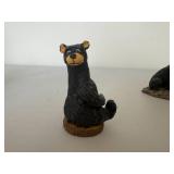 Lot of Black Bear Figurines Lot of Black Bear Figurines