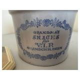 "Grandma" Gift Snack Jar and Plaque "Grandma" Gift Snack Jar and Plaque