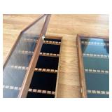 Set of Two Spoon Display Racks with Glass Door Set of Two Spoon Display Racks with Glass Door