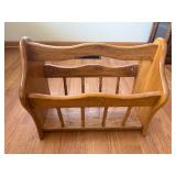 Oak Magazine Holder Oak Magazine Holder
