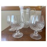 Crystal Brandy/Cognac Snifters and Matching Decanter Crystal Brandy/Cognac Snifters and Matching Decanter
