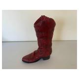 Red Cowboy Boot Doorstop Red Cowboy Boot Doorstop