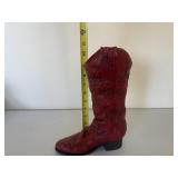 Red Cowboy Boot Doorstop Red Cowboy Boot Doorstop