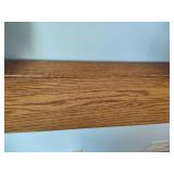 Lot of Oak Wall Decor and Girl with Ducks Picture Lot of Oak Wall Decor and Girl with Ducks Picture