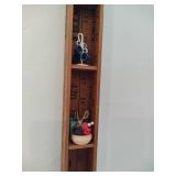 Cute Miniature Decor and "Ruler" Display Shelf Cute Miniature Decor and "Ruler" Display Shelf