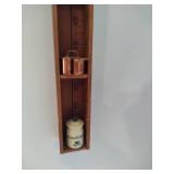 Cute Miniature Decor and "Ruler" Display Shelf Cute Miniature Decor and "Ruler" Display Shelf
