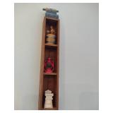 Cute Miniature Decor and "Ruler" Display Shelf Cute Miniature Decor and "Ruler" Display Shelf