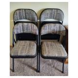 Set of Four Samsonite Folding Chairs Set of Four Samsonite Folding Chairs
