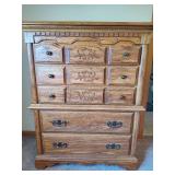 Three Piece Oak Keller Bedroom Set Three Piece Oak Keller Bedroom Set