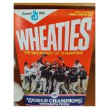 Minnesota Twins 1987 World Series Wheaties Box and Twins Bear Minnesota Twins 1987 World Series Wheaties Box and Twins Bear