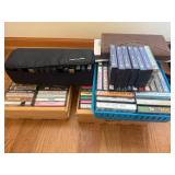 Magnavox Twin Cassette Player and Sony Cassette Player and Cassette Tapes Magnavox Twin Cassette Player and Sony Cassette Player and Cassette Tapes