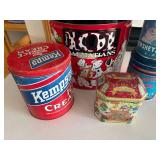 Lot of Vintage Tins Lot of Vintage Tins