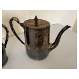Silver Plated Tea Pots, Tray and More Silver Plated Tea Pots, Tray and More