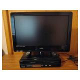 Visio Television and Phillips DVD/Cassette Player Visio Television and Phillips DVD/Cassette Player