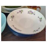Lot of Assorted Serving Bowls and Plates Lot of Assorted Serving Bowls and Plates