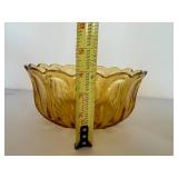 Anchor Hocking Fairfield Amber Glass Bowl, Swan Amber Glass Trinket Bowl Anchor Hocking Fairfield Amber Glass Bowl, Swan Amber Glass Trinket Bowl