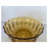 Anchor Hocking Fairfield Amber Glass Bowl, Swan Amber Glass Trinket Bowl Anchor Hocking Fairfield Amber Glass Bowl, Swan Amber Glass Trinket Bowl