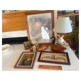 Assortment of Home Decor - White Pitcher Lamp, Duck Decor and More! Assortment of Home Decor - White Pitcher Lamp, Duck Decor and More!