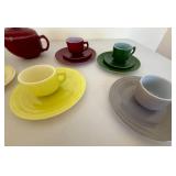 Mid Century Hazel Atlas Tea Party Dishes w/ Teapot Mid Century Hazel Atlas Tea Party Dishes w/ Teapot