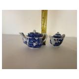 Vintage Blue Willow China Childs Tea Party Vintage Blue Willow China Childs Tea Party