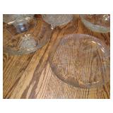 Lot of Medium Sized Crystal & Glass Serving Pieces Lot of Medium Sized Crystal & Glass Serving Pieces