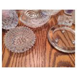 Lot of Crystal & Glass Candle Holders Lot of Crystal & Glass Candle Holders