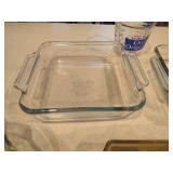 Lot of 7 Glass Baking Dishes & Pie Pans Lot of 7 Glass Baking Dishes & Pie Pans