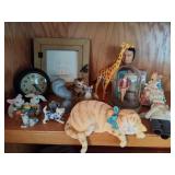 Assorted Decor and Collectibles including "Chumlee" Bobblehead, John Wayne Mini Hand Painted Sculpture, more Assorted Decor and Collectibles including "Chumlee" Bobblehead, John Wayne Mini Hand Painted Sculpture, more