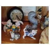 Assorted Decor and Collectibles including "Chumlee" Bobblehead, John Wayne Mini Hand Painted Sculpture, more Assorted Decor and Collectibles including "Chumlee" Bobblehead, John Wayne Mini Hand Painted Sculpture, more