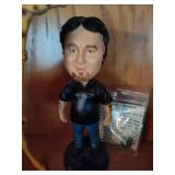 Assorted Decor and Collectibles including "Chumlee" Bobblehead, John Wayne Mini Hand Painted Sculpture, more Assorted Decor and Collectibles including "Chumlee" Bobblehead, John Wayne Mini Hand Painted Sculpture, more