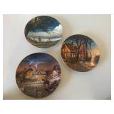 Lot of Nine Collectible Plates inc. Terry Redlin Lot of Nine Collectible Plates inc. Terry Redlin