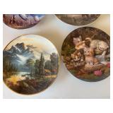 Lot of Nine Collectible Plates inc. Terry Redlin Lot of Nine Collectible Plates inc. Terry Redlin