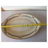 Vintage Meito Ivory China Serving Platter Vintage Meito Ivory China Serving Platter