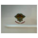 Vintage Meito Ivory China Serving Platter Vintage Meito Ivory China Serving Platter