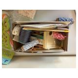 Lot of Crochet Hooks and Magazine, Sewing Supplies etc. Lot of Crochet Hooks and Magazine, Sewing Supplies etc.