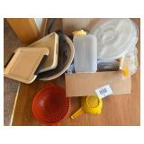 Large Lot of Plastic Kitchen and Serving Items Large Lot of Plastic Kitchen and Serving Items