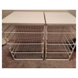 Two Wire Drawer Closet Organizers Two Wire Drawer Closet Organizers
