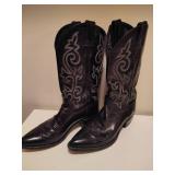 Two Pair of Justin Cowboy Boots Two Pair of Justin Cowboy Boots