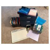 Office Supplies and Three Drawer Plastic Storage, Greeting Cards Office Supplies and Three Drawer Plastic Storage, Greeting Cards