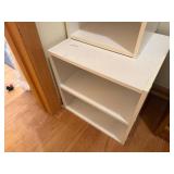 Two Closet Organizing Shelfs and Assortment of Books Two Closet Organizing Shelfs and Assortment of Books