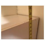 Two Closet Organizing Shelfs and Assortment of Books Two Closet Organizing Shelfs and Assortment of Books