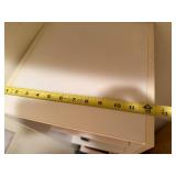Two Closet Organizing Shelfs and Assortment of Books Two Closet Organizing Shelfs and Assortment of Books